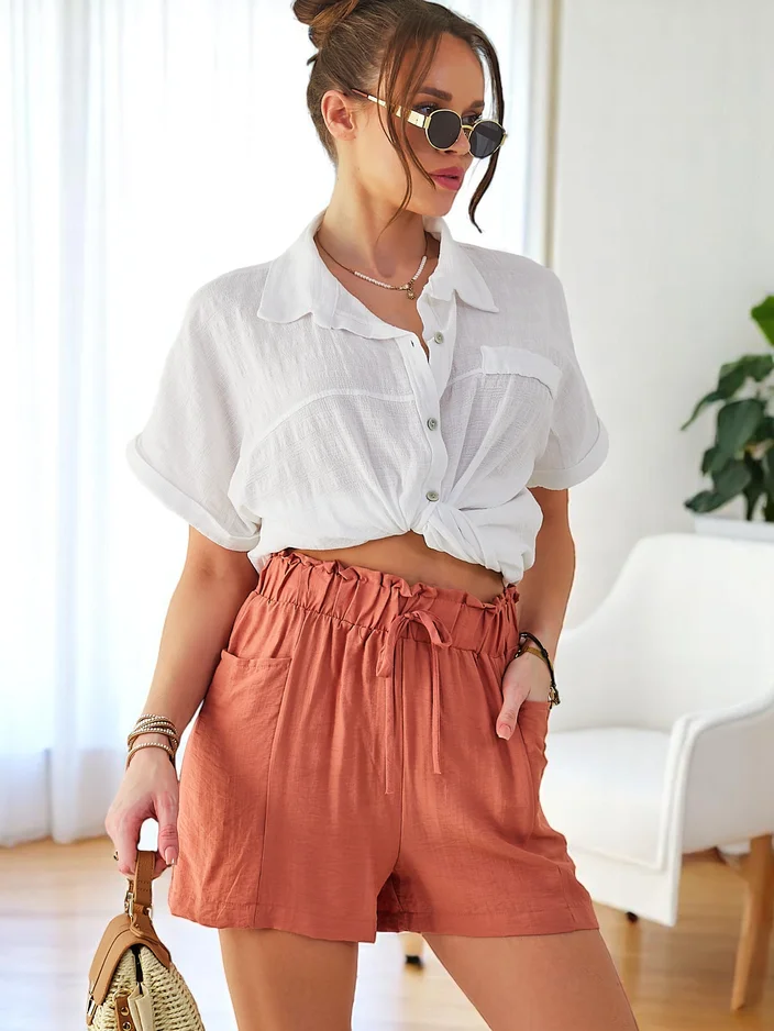 Royalfashion Women's Viscose Short Shorts