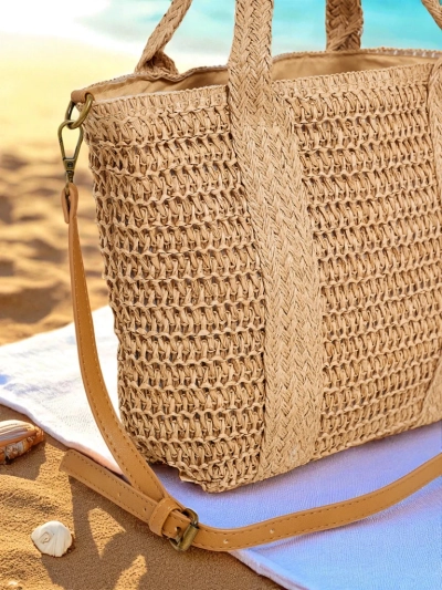 Royalfashion Large Straw Women’s Bag Bella Paglia