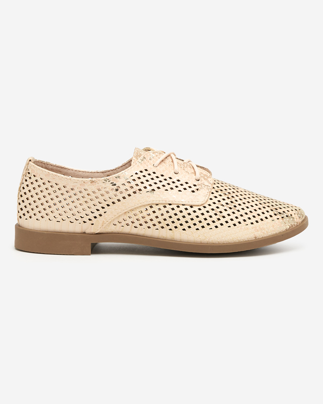 Pink women's openwork shoes Kotniso - Footwear