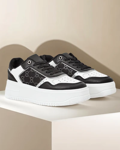 Royalfashion Women's platform sports sneakers Zezis