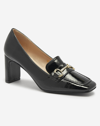 Lakotas sieviešu mokasīna tipa kurpes melnā krāsā Koccol- Footwear