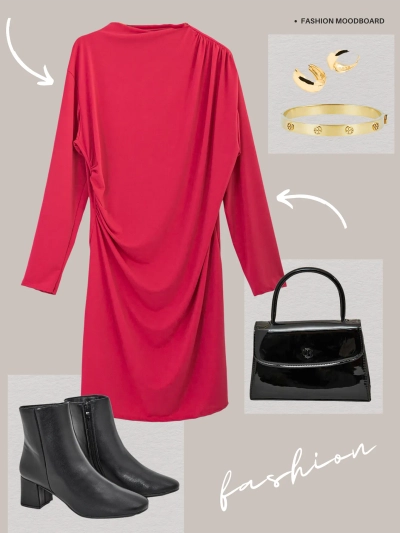 Royalfashion Sieviešu auduma kleita