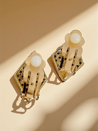 Royalfashion Women's Clip-on Earrings with Cubic Zirconia