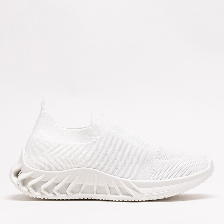 Dinging white slip-on women's trainers - Footwear