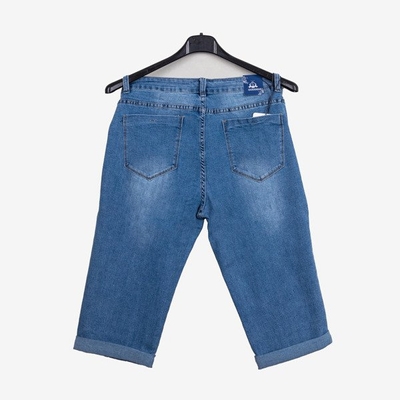 Short women's denim trousers - Pants 1