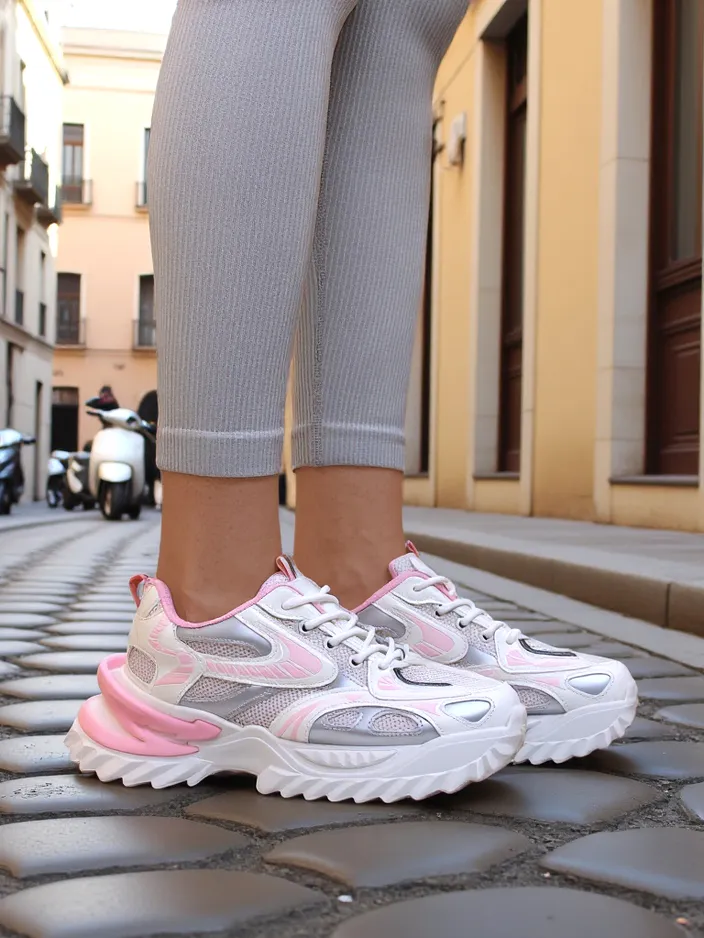 Royalfashion Sieviešu patentētie sporta apavi Leysi