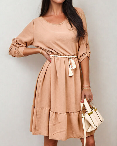 Royalfashion Sieviešu kleita līdz ceļgaliem