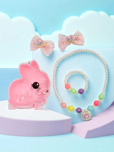 Children's jewelry set Bambina Allegra White