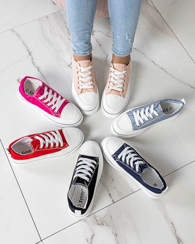 Women's powdered sneakers on the Veritar platform - Footwear