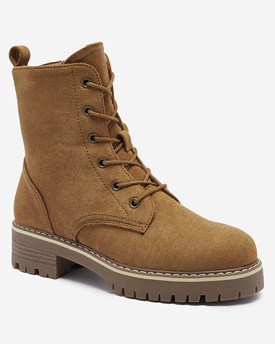 Brūni sieviešu trappera zābaki Priviea - Apavi