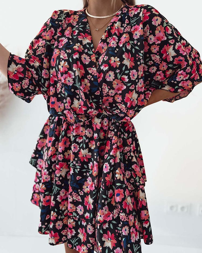 Royalfashion Женское мини-платье с оригинальным рисунком