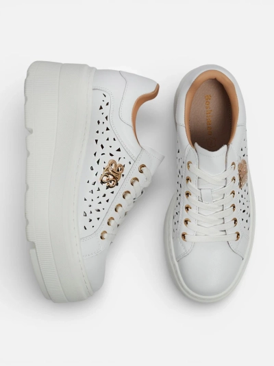 Atelle Women's Openwork Sports Sneakers Made of Natural Leather