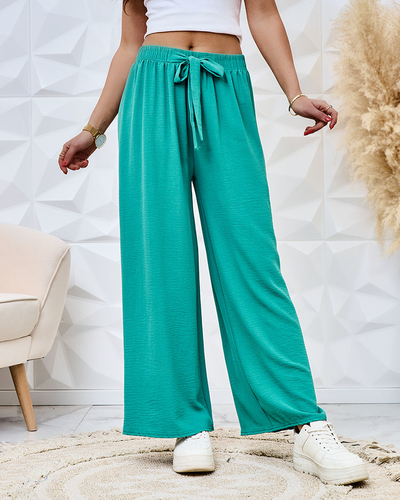 Royalfashion Женские широкие брюки из ткани