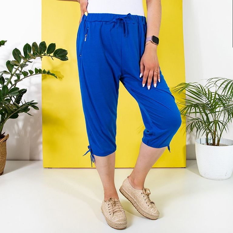 Cobalt Women's 3/4 shorts PLUS SIZE - Clothing