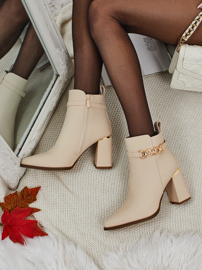 Women's Ostirena Eco-Suede Heeled Ankle Boots