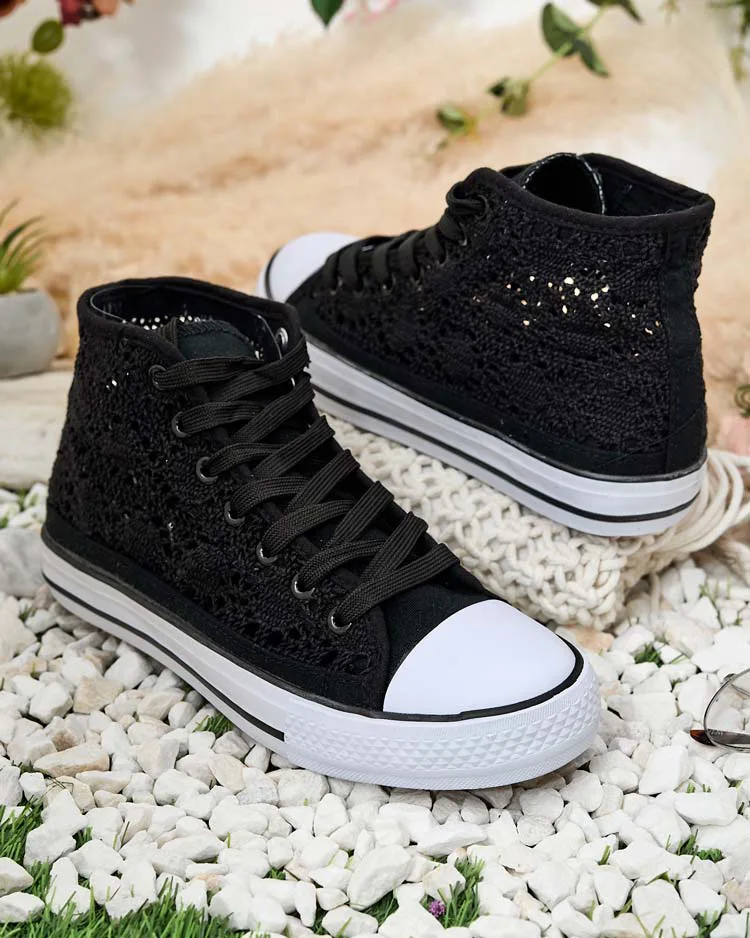 Royalfashion Sieviešu ažūra kedas Nictz