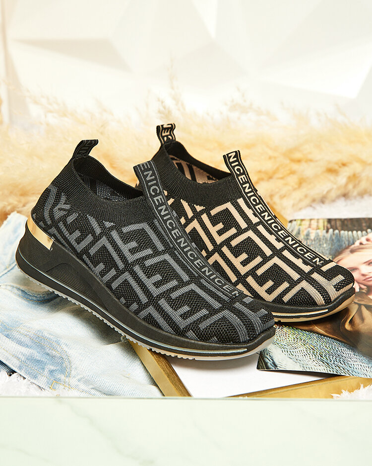 Royalfashion Женские спортивные туфли-слипы с принтом Wecalle