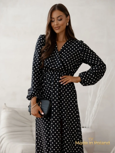 Lavish Midnight Bloom Midi Dress