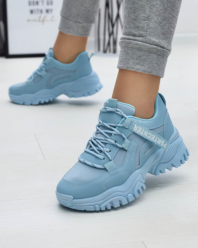 Синие женские кроссовки спортивная обувь Evilpo- Footwear