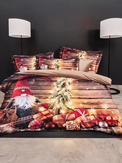 Royalfashion Christmas bedding 160x200 set 3 PIECES