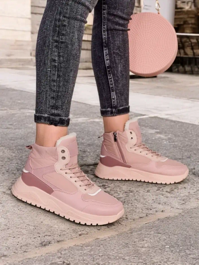 Royalfashion Утепленные женские кроссовки с мехом Retodaf