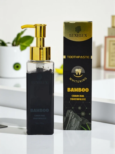 LUXELUX Wybielająca pasta do zębów z tauryną i aktywnym węglem law