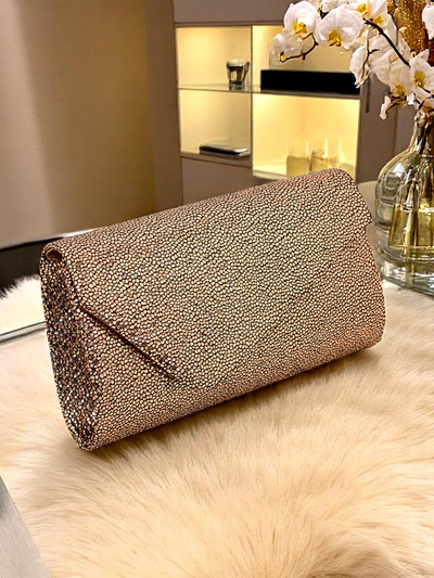 Royalfashion Sieviešu aploksnes formā rokassomiņa Glam Clutch