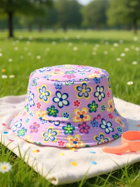 Royalfashion Bērnu cepure ar nagu Color Splash Bucket