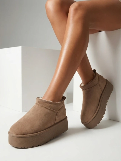 Royalfashion Sieviešu īsie zābaki a'la sniega zābaki Ozozi