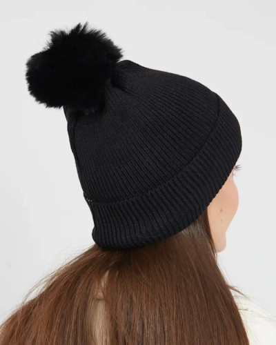 Royalfashion Women's insulated pom pom hat