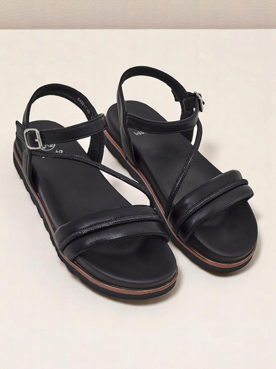 Royalfashion Sieviešu platformas sandales ar rhinestones Magnol