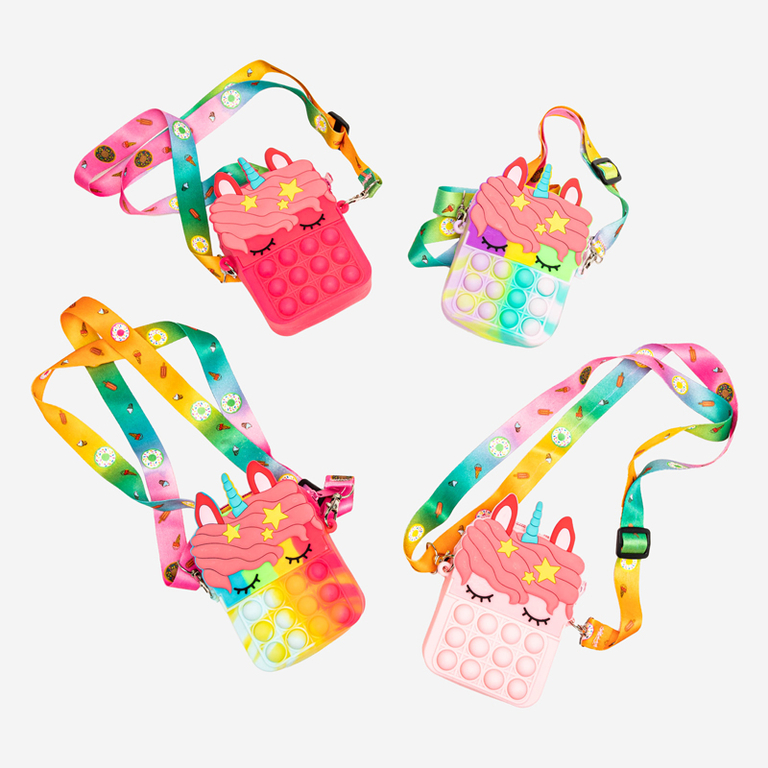 Pink Unicorn POP IT Handbag - Accessories