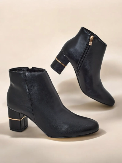 Royalfashion Women's wedge heel ankle boots Afennor