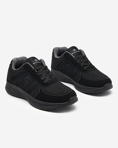 Black and gray Baikisor men's sports shoes - Footwear