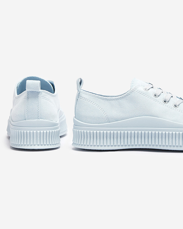 Light blue women's sports sneakers Dollof- Footwear