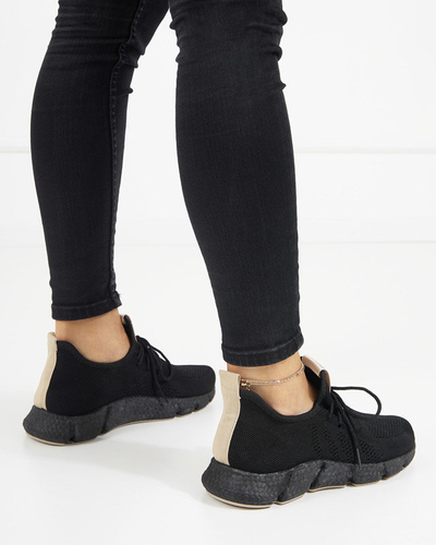 Melni un bēši sieviešu sporta apavi Bommgi - Apavi