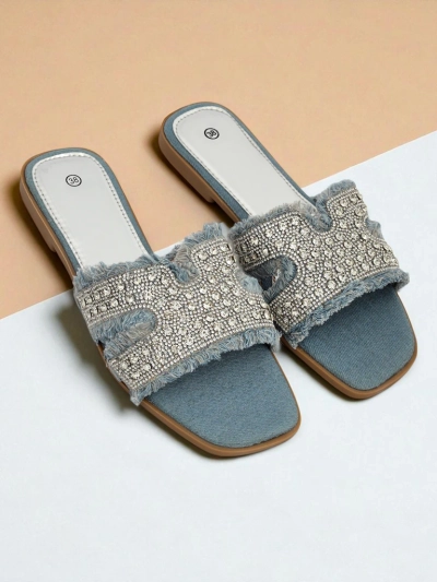 Royalfashion Sieviešu čības ar rhinestones CrystalEase