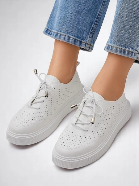 Royalfashion Женские перфорированные шнурованные кроссовки Vaned