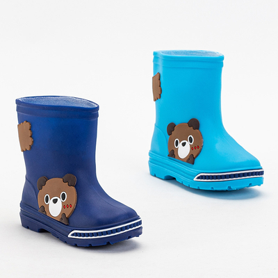 Blue boys' rain boots Uncon - Footwear