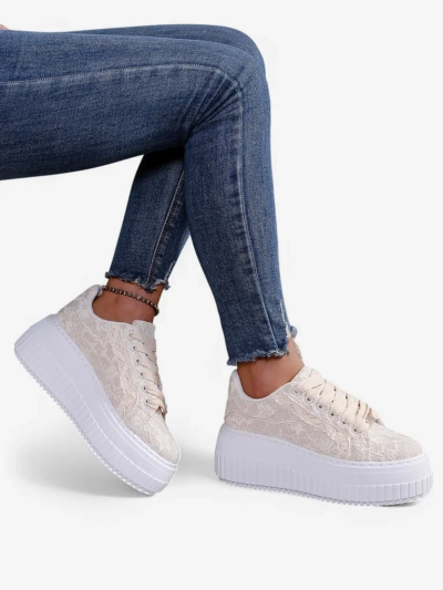 Royalfashion Women's Sport Sneakers with Lace Coronna