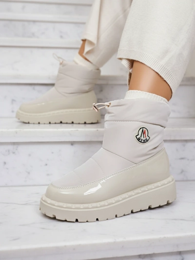 Royalfashion Sieviešu sniega zābaki krēmkrāsā Ireda