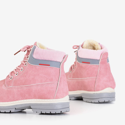 Pink women's insulated trappers Triniti - Footwear