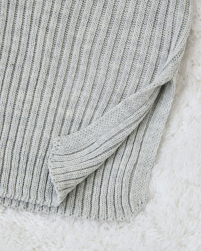 Royalfashion Gray women's sweater dress