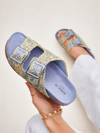 Royalfashion Sieviešu sandales ar sprādzēm Samorra