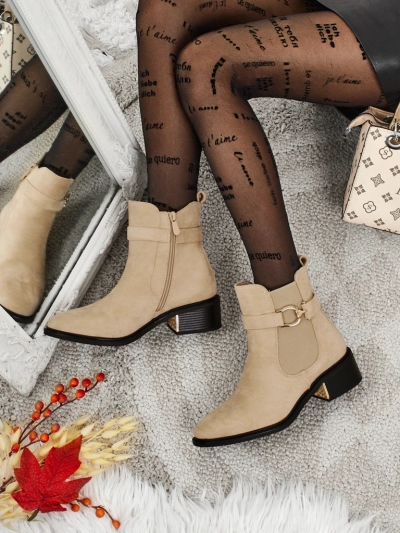 Calivra Women's Eco Suede Ankle Boots