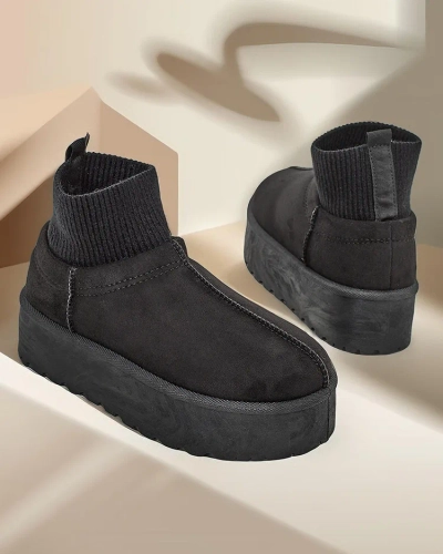 Royalfashion Short women's snow boots a'la snow boots Vevello