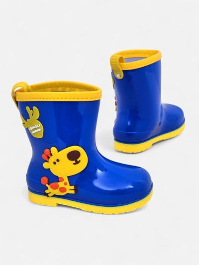 Royalfashion Children's rubber boots with Good Time patches