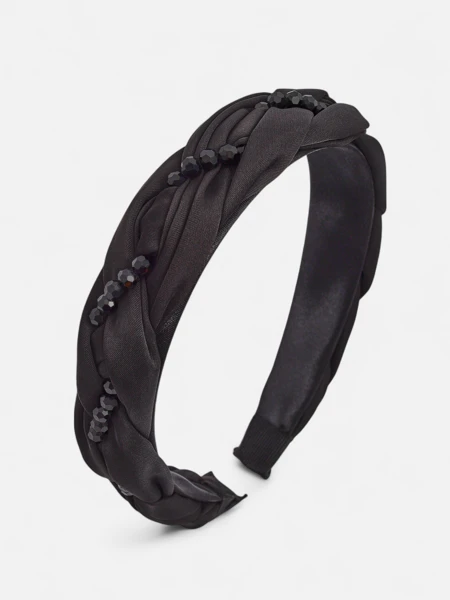 Royalfashion Повязка на волосы с плетением в косу и жемчужинами