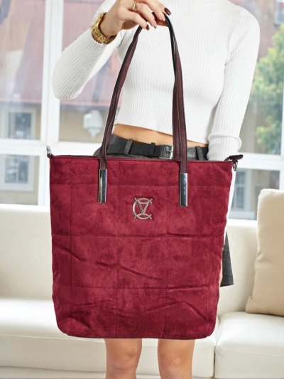 Dāmu shopper soma Caryenne no eko zamšādas