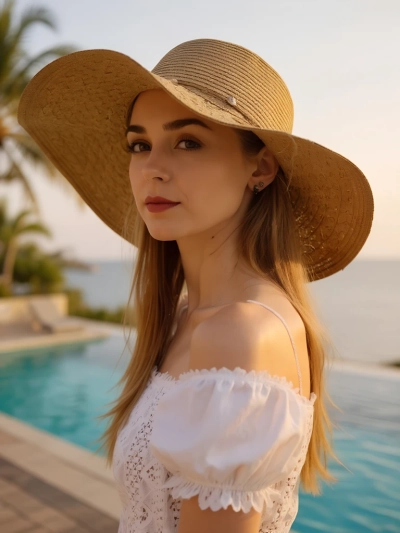 Royalfashion Sieviešu salmu cepure Aveline